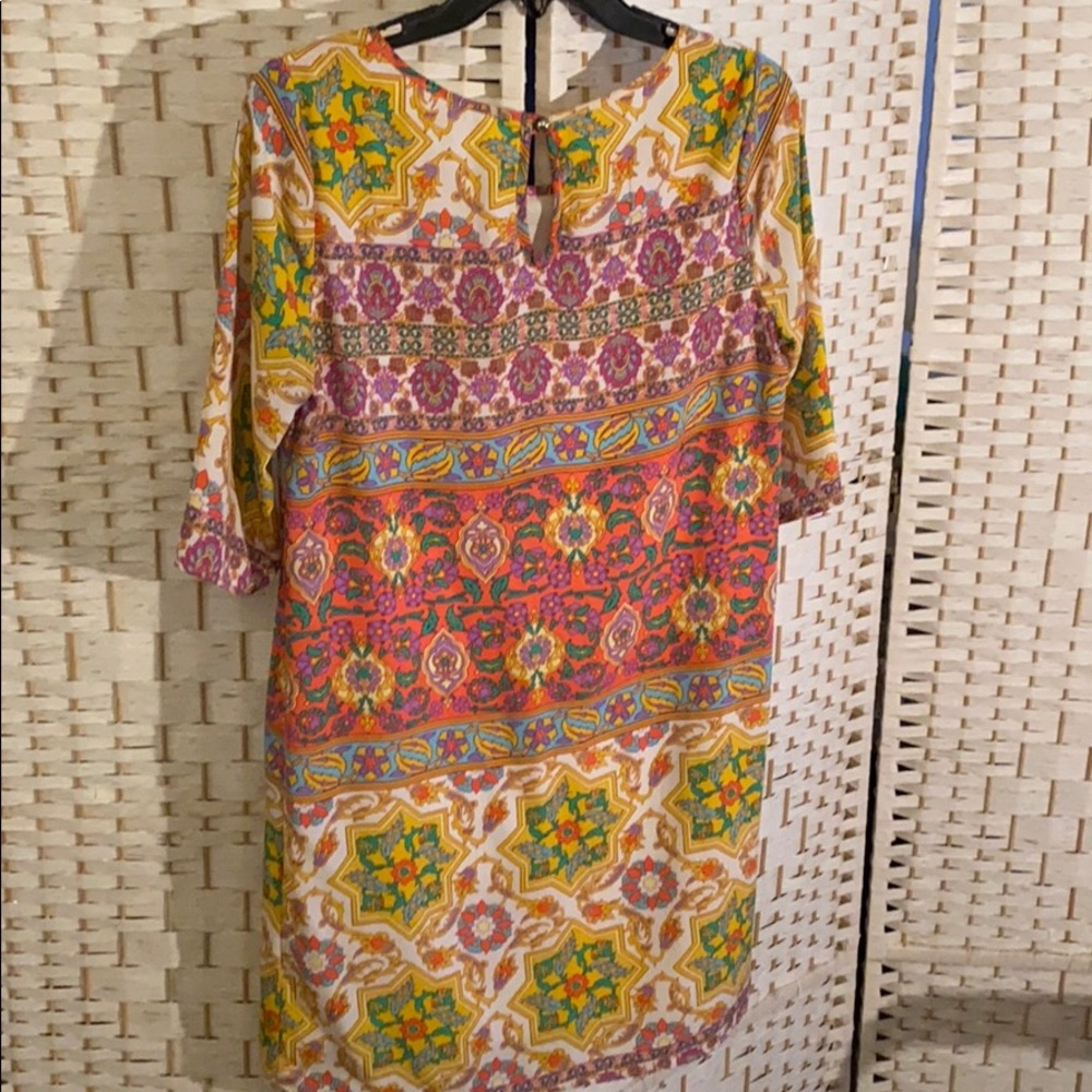 Yellow pattern dress 💛 - Picture 4 of 4
